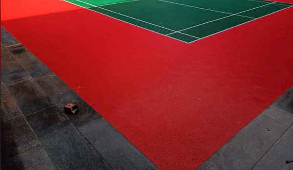 Badminton Court Flooring PP Tiles in Karnataka